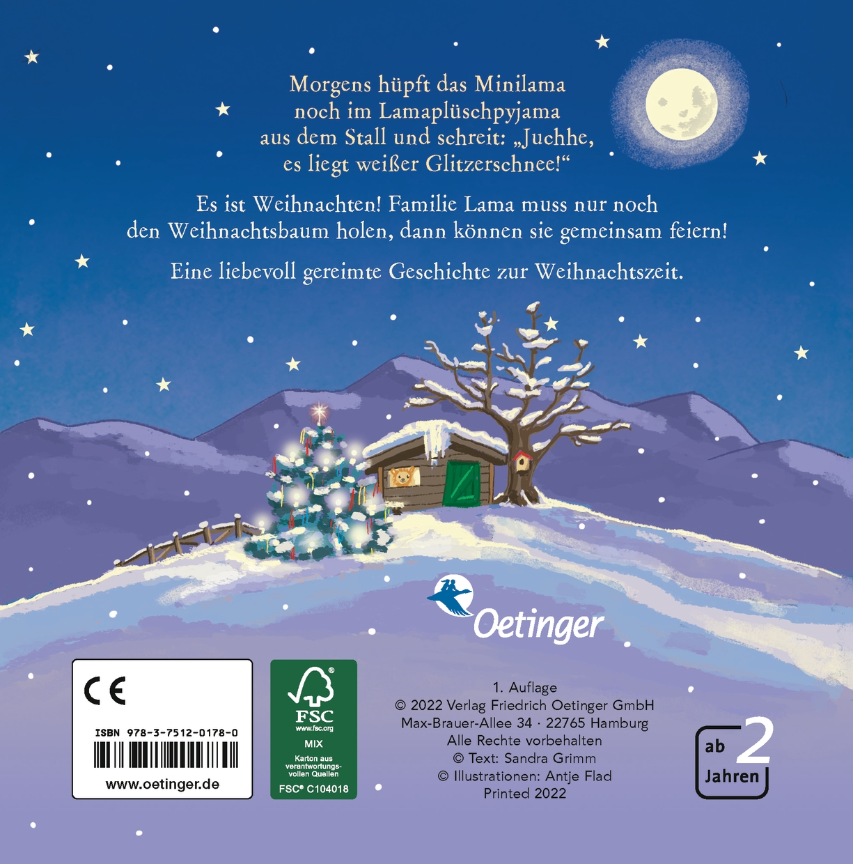 Weihnachten mit Mini-Lama (Mängelexemplar)