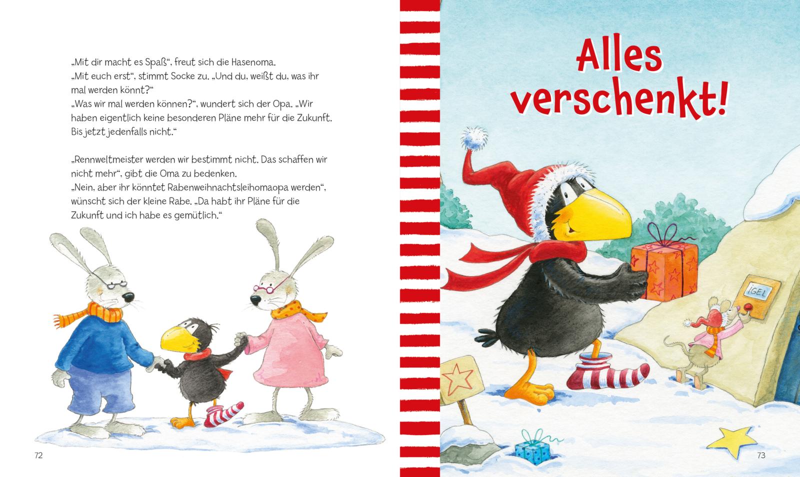 Der kleine Rabe Socke: Bald ist Weihnachten! (Mängelexemplar)