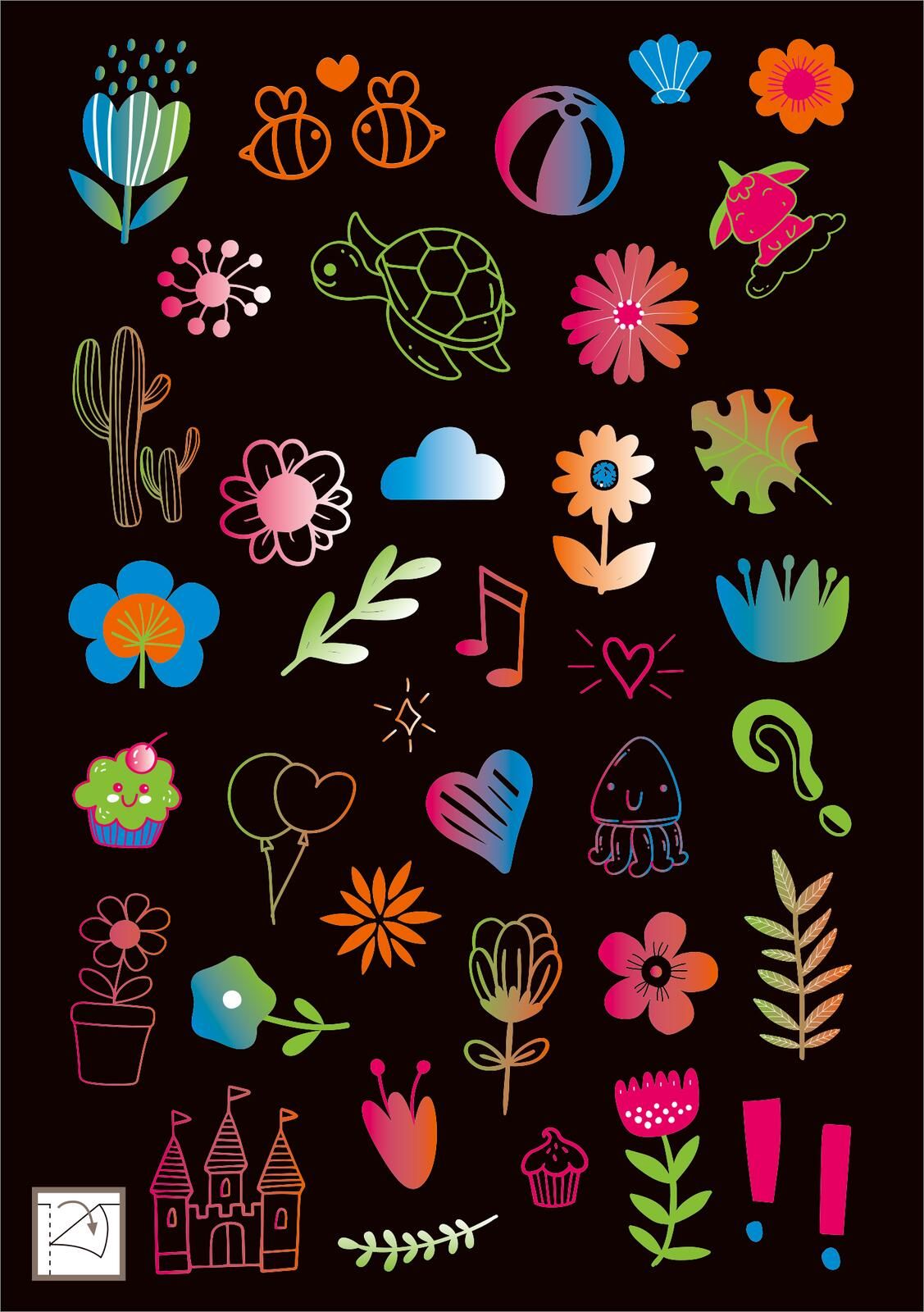 Neon-Sticker