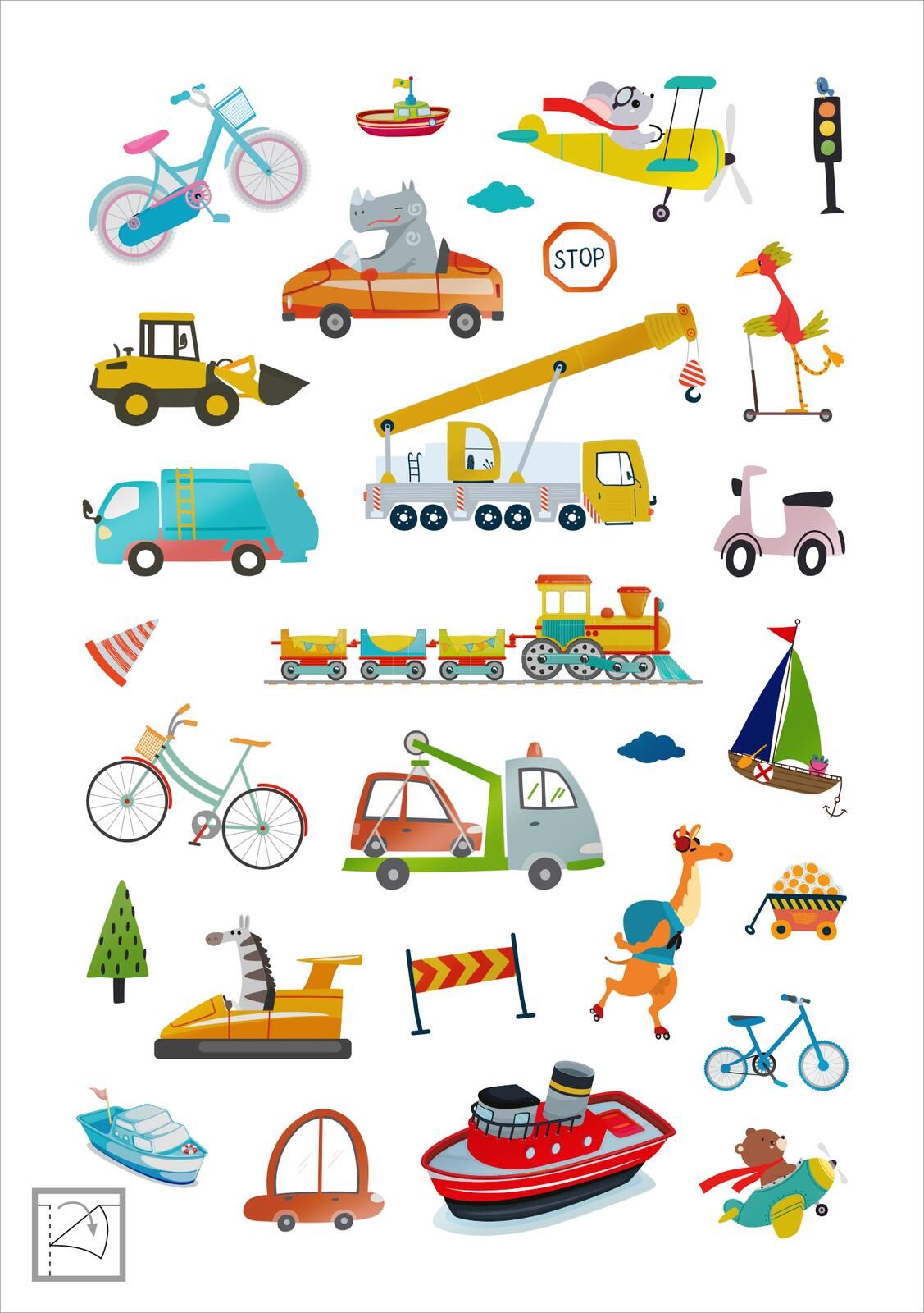 Glanz-Sticker – Fahrzeuge