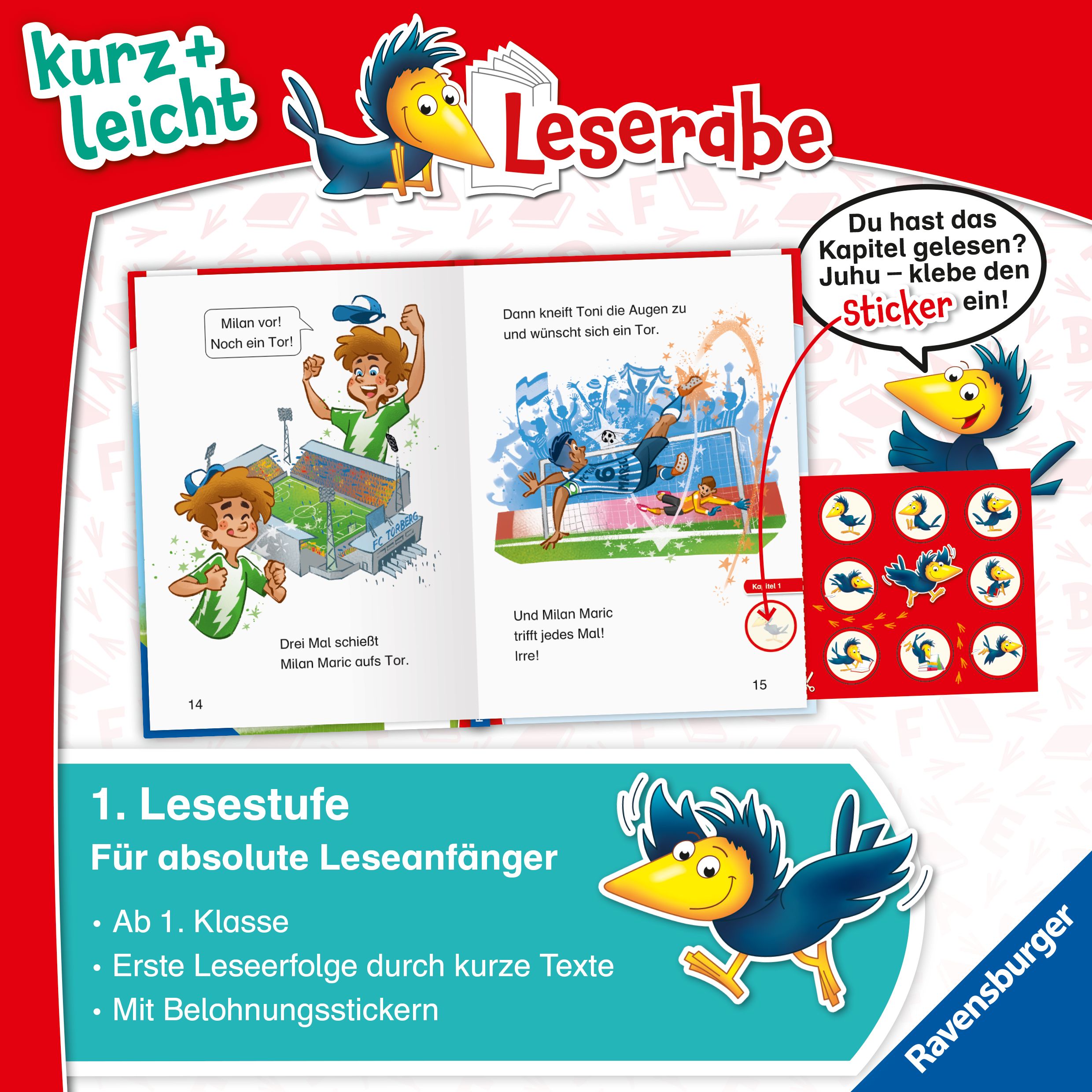 Leserabe 1. Lesestufe Kurz und leicht - Tonis magisches Fußball-Trikot (Mängelexemplar)