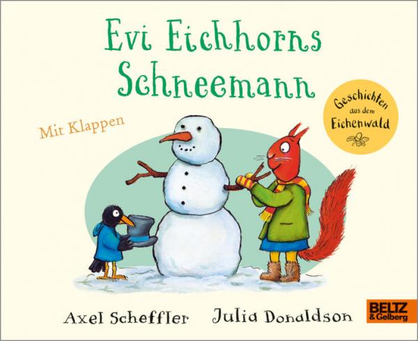 Evi Eichhorns Schneemann - Vierfarbiges Pappbilderbuch mit Klappen (Mängelexemplar)
