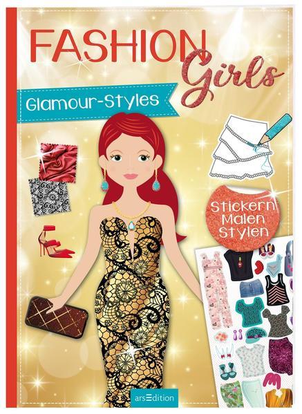 Fashion-Girls Glamour-Styles - Stickern - Malen - Stylen