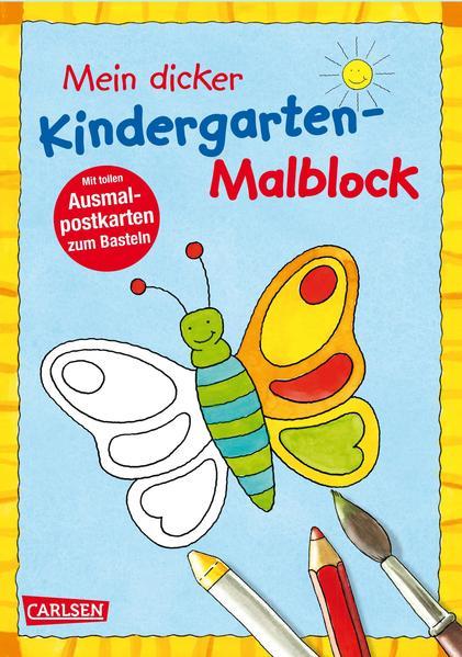 Mein dicker Kindergarten-Malblock - Kinderbeschäftigung ab 3 (Mängelexemplar)