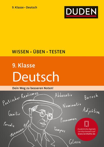 Wissen – Üben – Testen: Deutsch 9. Klasse (Mängelexemplar)