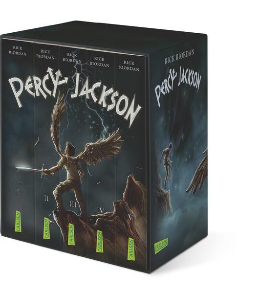 Percy Jackson Alle 5 Bände ohne Taschenbuchschuber (Mängelexemplar)