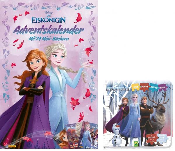 Disney Die Eiskönigin: Minibuch-Adventskalender mit 24 Mini-Büchern + Puzzle-Ketten-Buch
