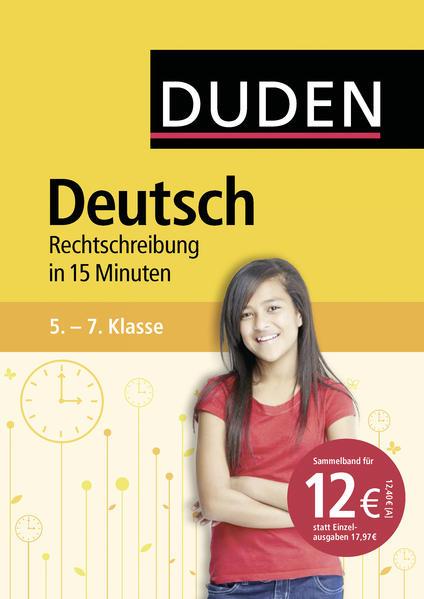 Deutsch in 15 Minuten - Rechtschreibung 5.-7. Klasse (Mängelexemplar)