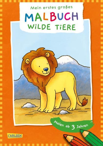 Mein erstes großes Malbuch: Wilde Tiere (Mängelexemplar)