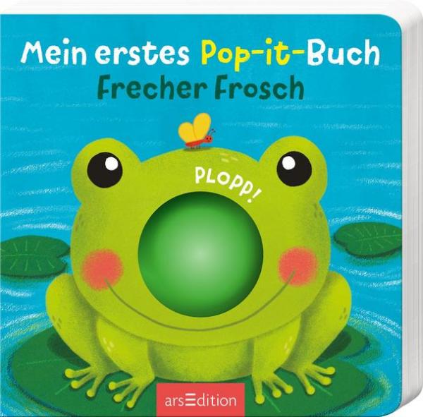 Mein erstes Pop-it-Buch – Frecher Frosch - Plopp! (Mängelexemplar)