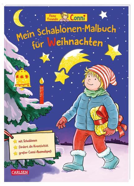 Conni Gelbe Reihe - Mein Schablonen-Malbuch für Weihnachten (Mängelexemplar)