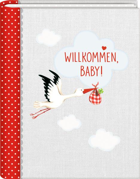 Kleines Foto-Einsteckalbum - BabyGlück - Willkommen, Baby!