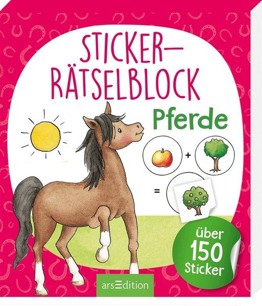 Sticker-Rätselblock Pferde (Mängelexemplar)