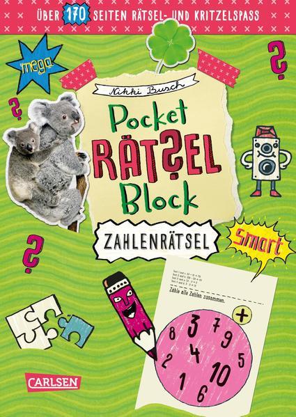 Pocket-Rätsel-Block: Zahlen-Rätsel - 100% Rätselspaß für deine Tasche