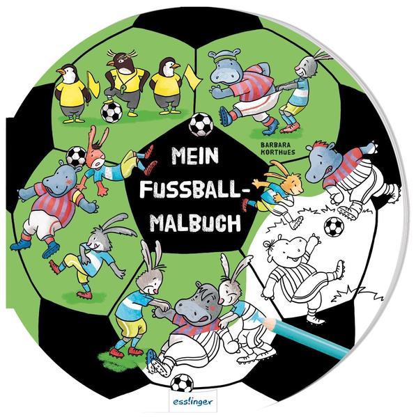 Mein Fußball-Malbuch - Witziges Buch zum Ausmalen ab 4 Jahren (Mängelexemplar)