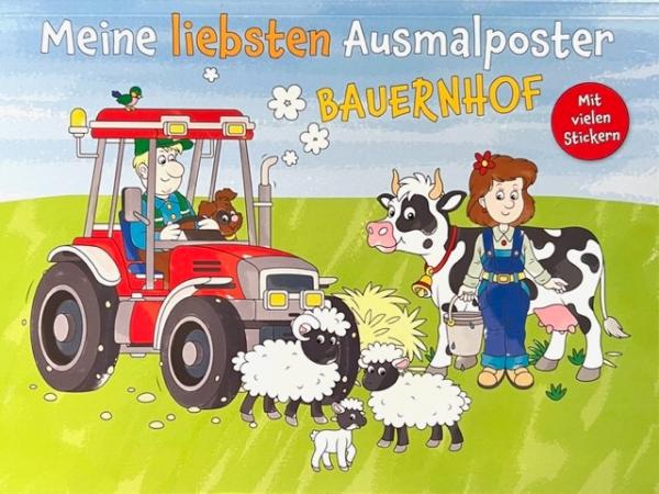 Bauernhof: Meine liebsten Ausmalposter (Mängelexemplar)