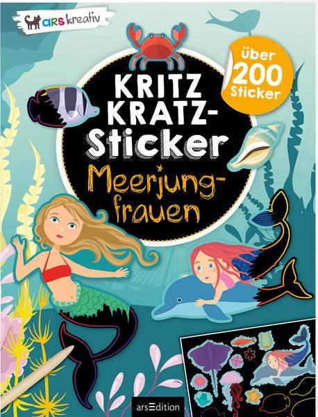 Kritzkratz-Sticker – Meerjungfrauen - Über 200 Sticker