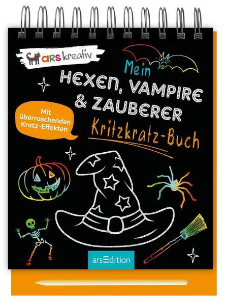 Mein Kritzkratz-Buch Hexen, Vampire &amp; Zauberer - Mit überraschenden Kratz-Effekten