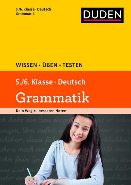 Wissen – Üben – Testen: Deutsch – Grammatik 5./6. Klasse (Mängelexemplar)