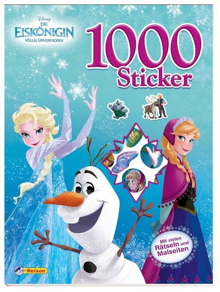 Disney Eiskönigin: 1000 Sticker - Mit vielen Rätseln und Malseiten (Mängelexemplar)