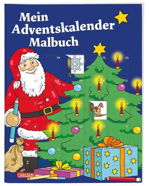 Mein Adventskalender-Malbuch (Mängelexemplar)