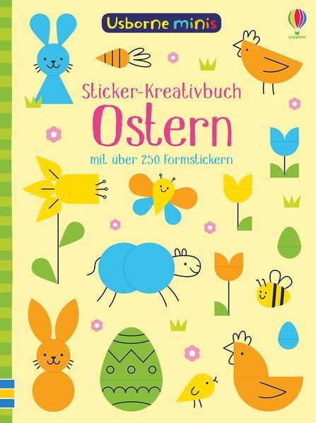 Usborne Minis - Sticker-Kreativbuch: Ostern - mit über 250 Formstickern (Mängelexemplar)