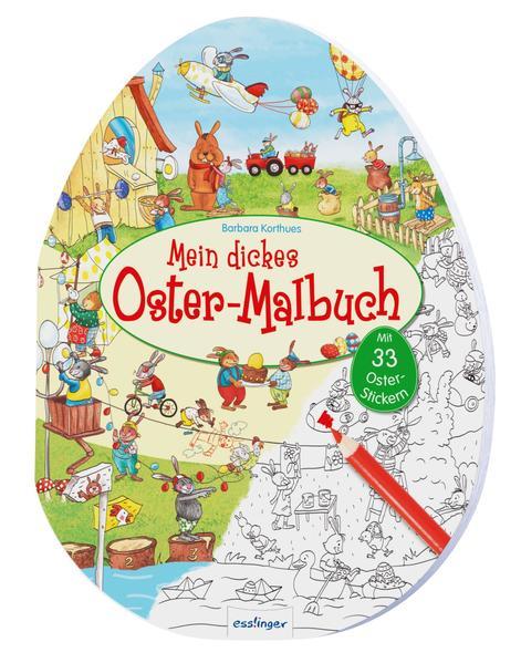 Mein dickes Oster-Malbuch (Mängelexemplar)