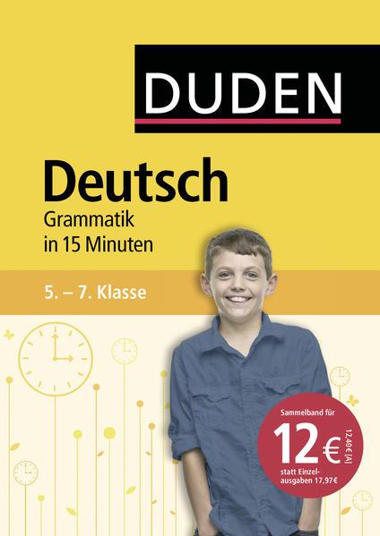 Deutsch in 15 Minuten – Grammatik 5.-7. Klasse (Mängelexemplar)