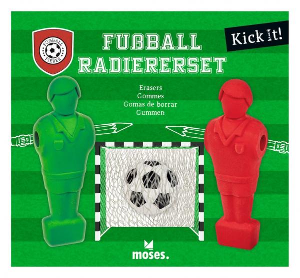 Fußball-Fieber Radiererset Kick it
