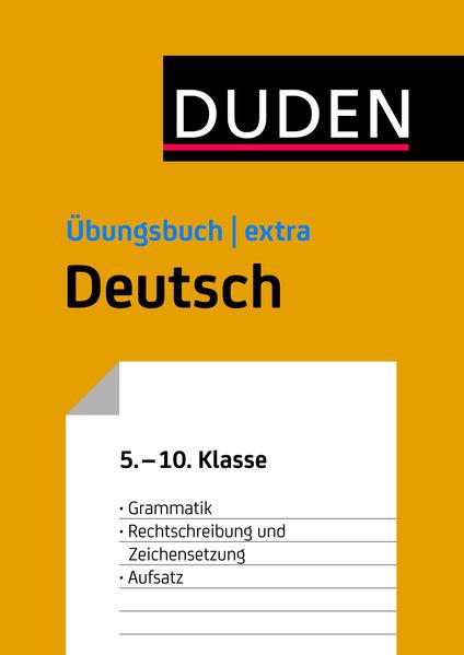Duden Übungsbuch extra – Deutsch 5.-7. Klasse (Mängelexemplar)