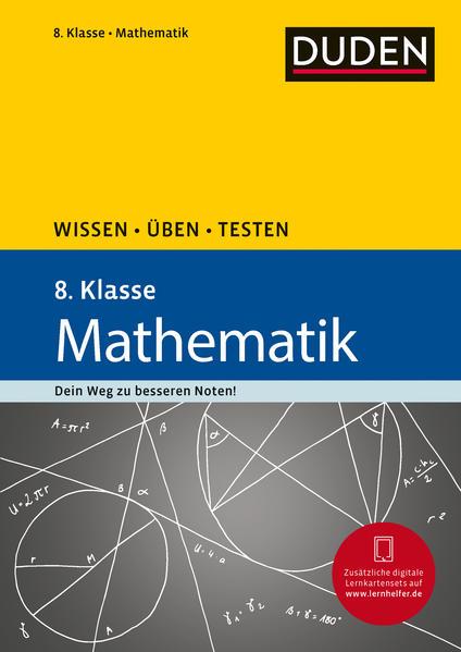 Wissen – Üben – Testen: Mathematik 8. Klasse (Mängelexemplar)