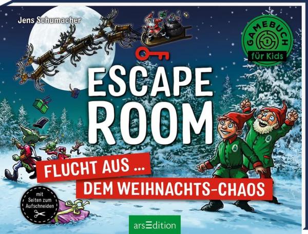 Escape Room – Flucht aus dem Weihnachts-Chaos - Mit Seiten zum Aufschneiden (Mängelexemplar)