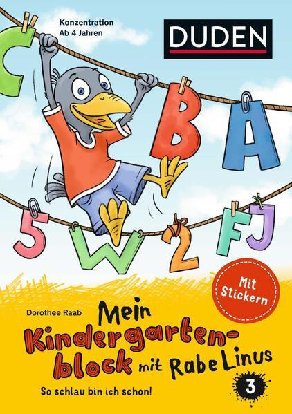 Mein Kindergartenblock mit Rabe Linus (3) (Mängelexemplar)