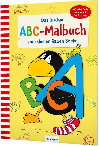 Der kleine Rabe Socke: Das lustige ABC-Malbuch - Alle Buchstaben (Mängelexemplar)