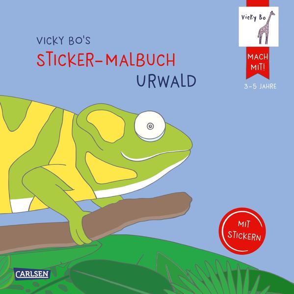 Vicky Bo&#039;s Sticker-Malbuch Urwald: Erstes Malen, Zeichnen und Kritzeln mit Stickern