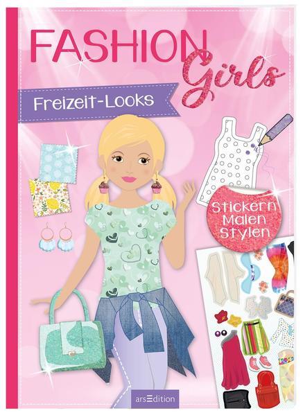 Fashion-Girls – Freizeit-Looks | Stickern, Malen, Stylen
