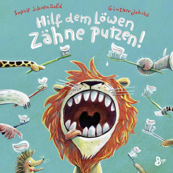 Hilf dem Löwen Zähne putzen! (Pappbilderbuch) (Mängelexemplar)