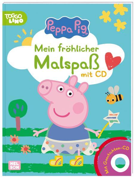 Peppa: Mein fröhlicher Malspaß mit CD - Mit Geschichten-CD (Mängelexemplar)
