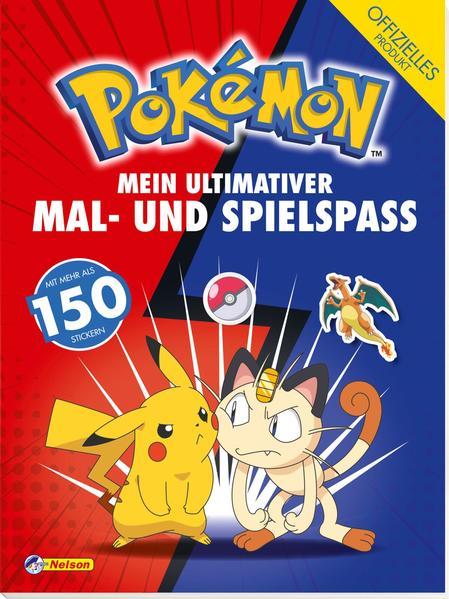 Pokémon: Mein ultimativer Spiel- und Malspaß - Mit mehr als 150 Stickern! (Mängelexemplar)