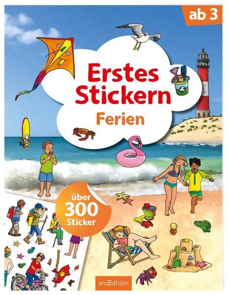 Erstes Stickern – Ferien - Über 300 Sticker (Mängelexemplar)