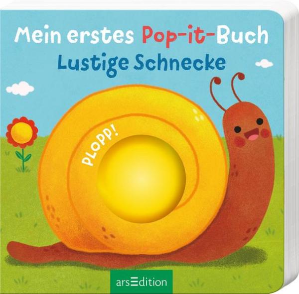 Mein erstes Pop-it-Buch – Lustige Schnecke - Plopp! (Mängelexemplar)