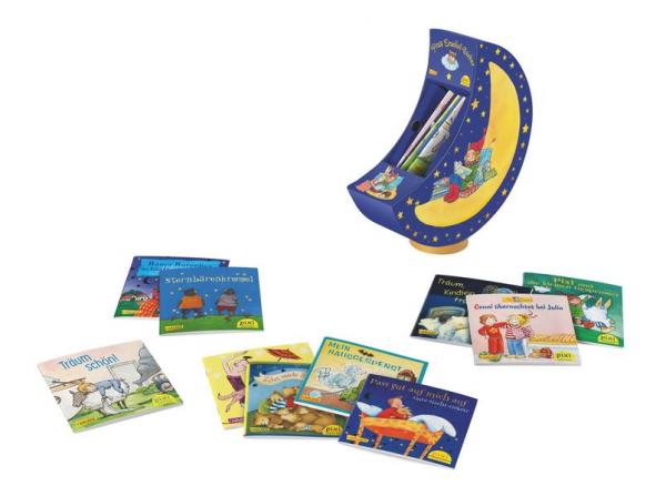 Pixis Einschlaf-Bücher - Monddose mit Spieluhr