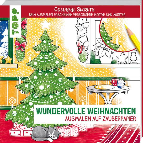 Colorful Secrets - Wundervolle Weihnachten (Ausmalen auf Zauberpapier) (Mängelexemplar)