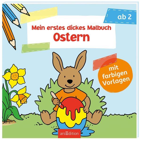 Mein erstes dickes Malbuch Ostern - Mit farbigen Vorlagen (Mängelexemplar)