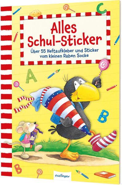Der kleine Rabe Socke: Alles Schul-Sticker - 55 Sticker