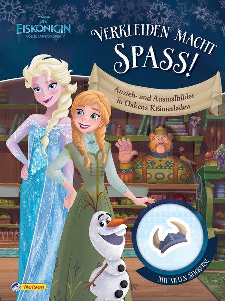 Disney Die Eiskönigin: Verkleiden macht Spaß! - Anzieh- und Ausmalbilder (Mängelexemplar)