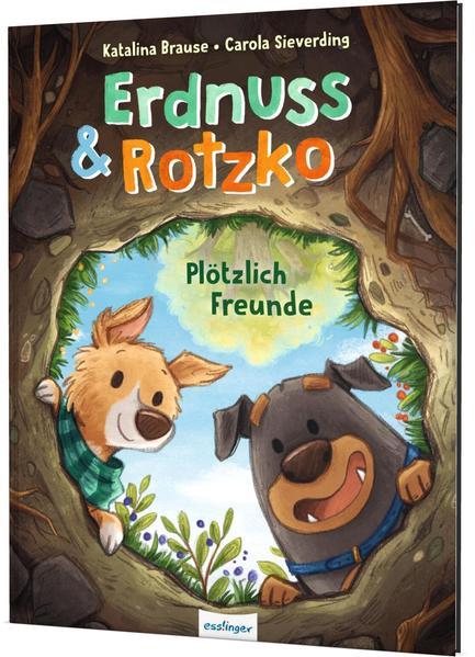 Erdnuss und Rotzko - Plötzlich Freunde | Ein Hunde-Bilderbuch über Rivalität &amp; Freundschaft