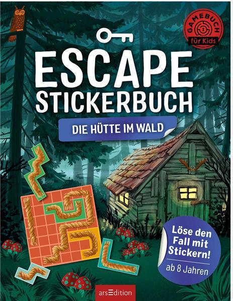 Escape-Stickerbuch – Die Hütte im Wald - Löse den Fall mit Stickern! (Mängelexemplar)