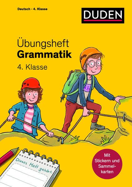 Übungsheft - Grammatik 4. Klasse - Mit Stickern und Lernerfolgskarten (Mängelexemplar)