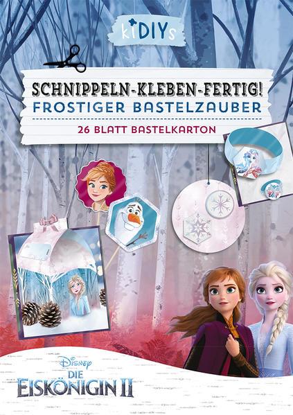Sale: kiDIYs -Schnippeln-Kleben-Fertig! Die Eiskönigin 2 - 26 Blatt Bastelkarton